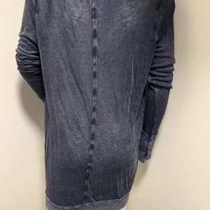Free people sheet blue shirt